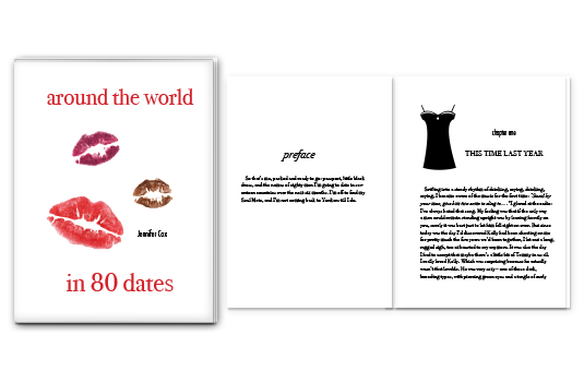 80 Dates Book Design